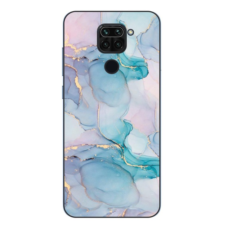 Капак, съвместим с модел Xiaomi Redmi Note 9 Silicon Gel Tpu Abstract Watercolor Marble