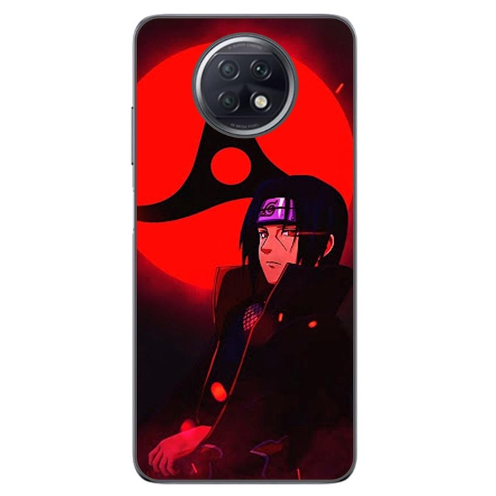 Капак, съвместим с Xiaomi Redmi Note 9T Silicon Gel Tpu Модел Itachi Sharingan