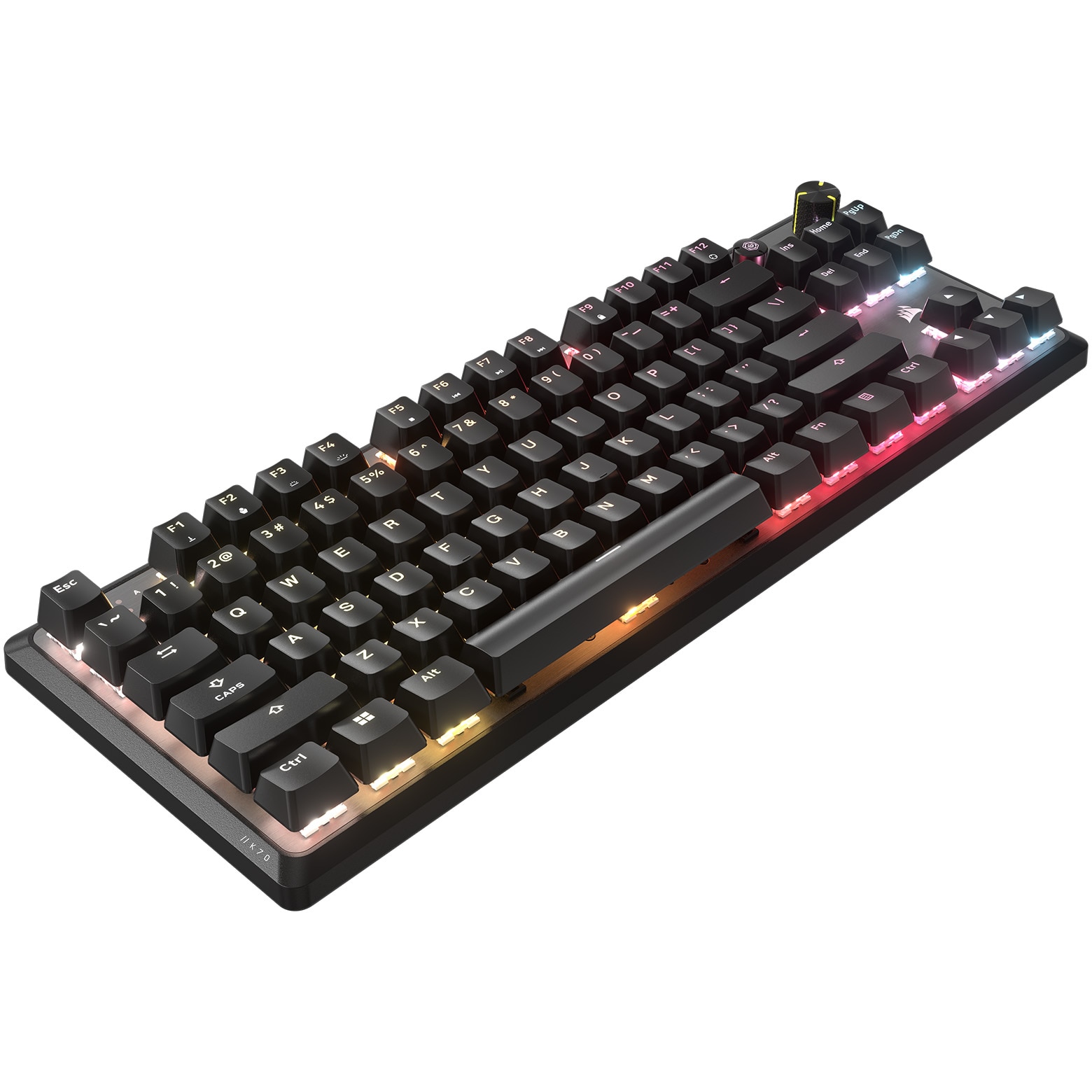 Tastatura mecanica gaming Corsair K70 Core TKL, MLX Red v2 Linear