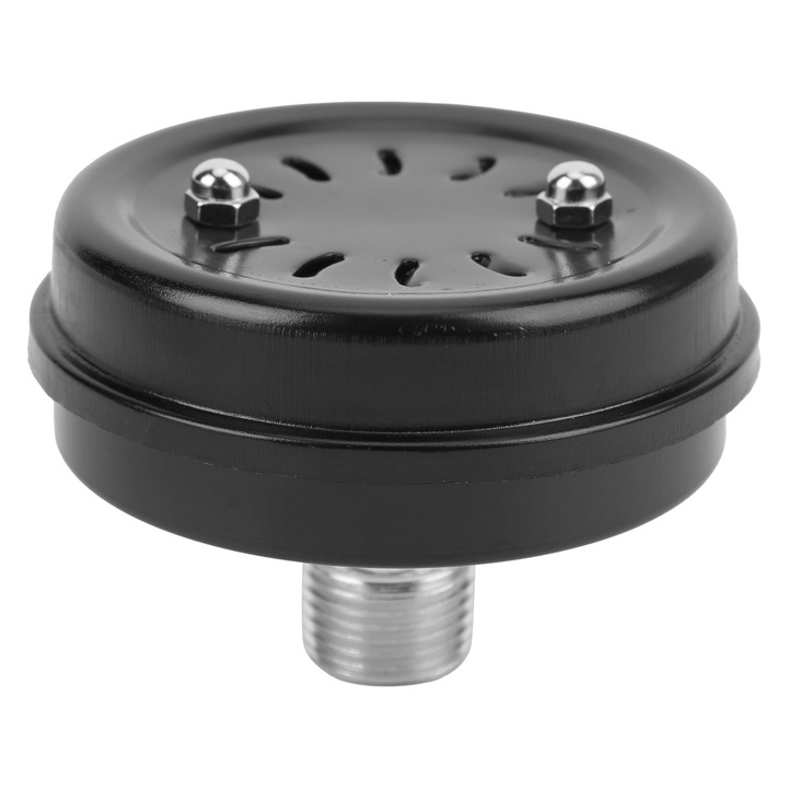Filtru pentru compresor de aer, Mmgoqqt, Silentios, G1/2, 80 x 20 mm, Negru