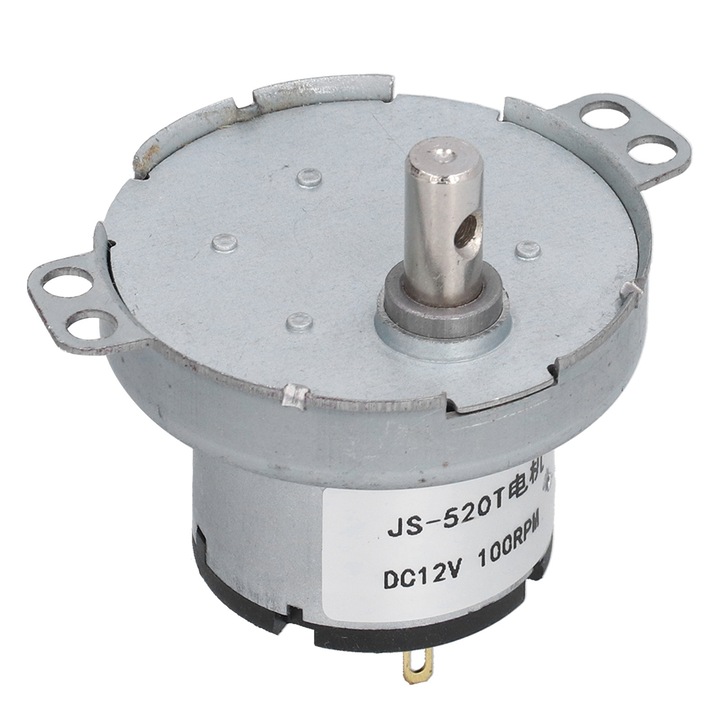 Motor sincron de 100 rpm, motor electric cu micro-reducere a vitezei de inalta torsiune DC 12V, Enforose