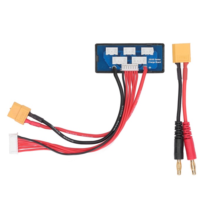 Placa de incarcare paralela Enforose, 2S/3S, cablu de conectare XT60 si banana