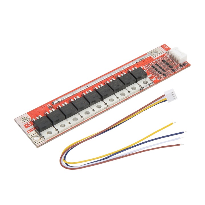 Placa de protectie pentru baterie polimer litiu 3S, Enforose, 11.1V, 60A, set cu cablu