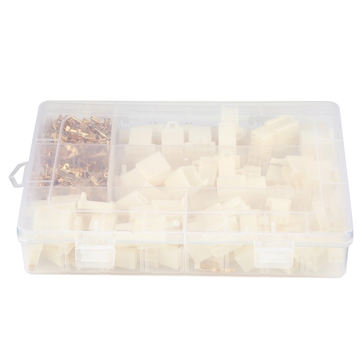 Set 380 buc/set 2,8 mm 2 3 4 6 pini Conector terminal de sarma electrica automata pentru motorul masinii