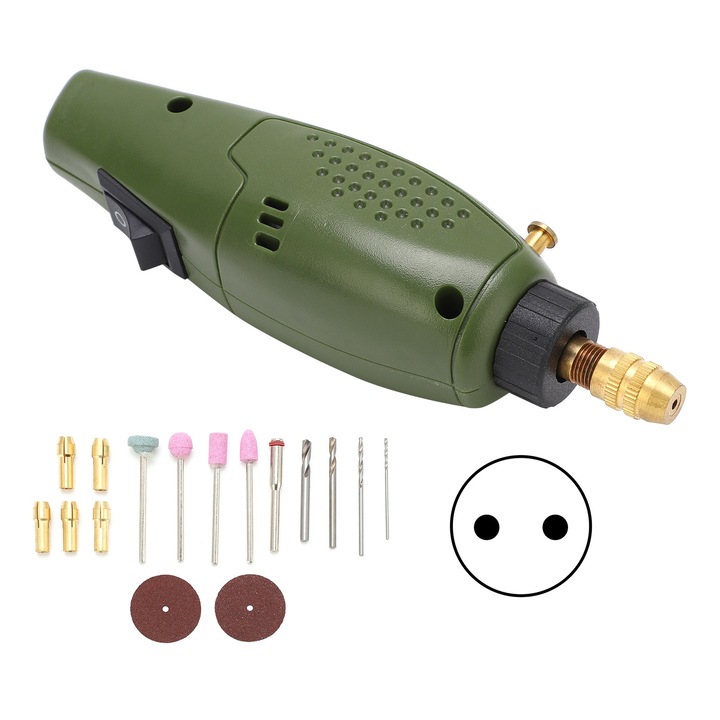 Mini Polizor Electric Design de Joasa Tensiune Portabil Multifunctional Instrument Mini Polizor pentru Perforare Pictura Lustruire EU 100‑240V