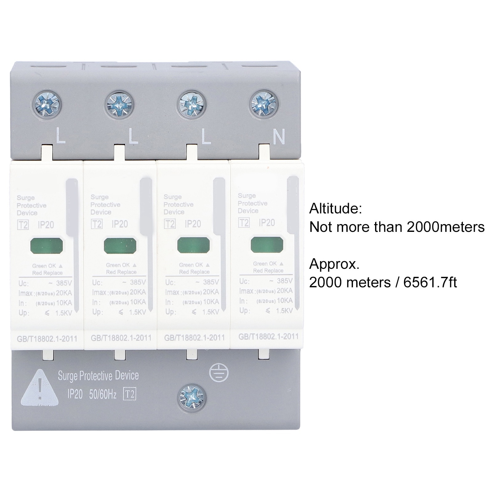 Dispositivo Di Protezione Da Sovratensione BEM-LY20 4P 20KA – 220/380V, Per Impianti Elettrici - 2