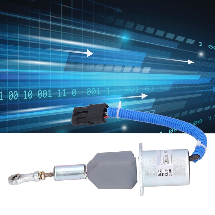 Jormftte leállító mágnesszelep, ABS, 12V, Cummins 6CTA 8.3L motorokhoz, standard méretek