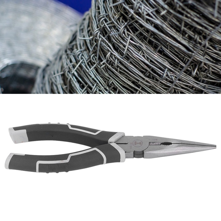 Jormftte villanyszerelő fogó, 8 hüvelykes, szénacél, csúszásmentes fogantyú, professzionális használatra