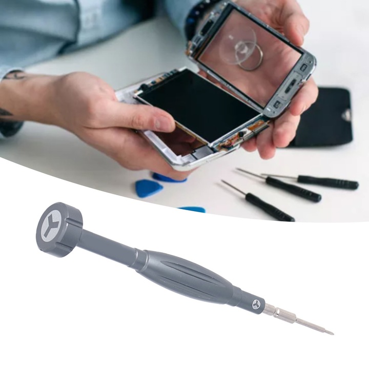 Precíziós csavarhúzó ötvözött acélból, szétszerelő kéziszerszám, csavarhúzó készülék 2D ipari kellékek háromszög