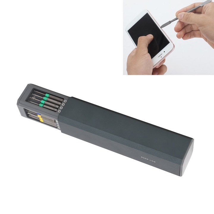 Jormftte csavarhúzó készlet, 28 darab, S2, mágneses, fém doboz