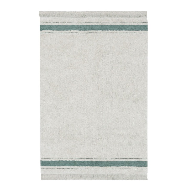 Lorena Canals pamut szőnyeg Gastro Vintage Kék 90x130 cm