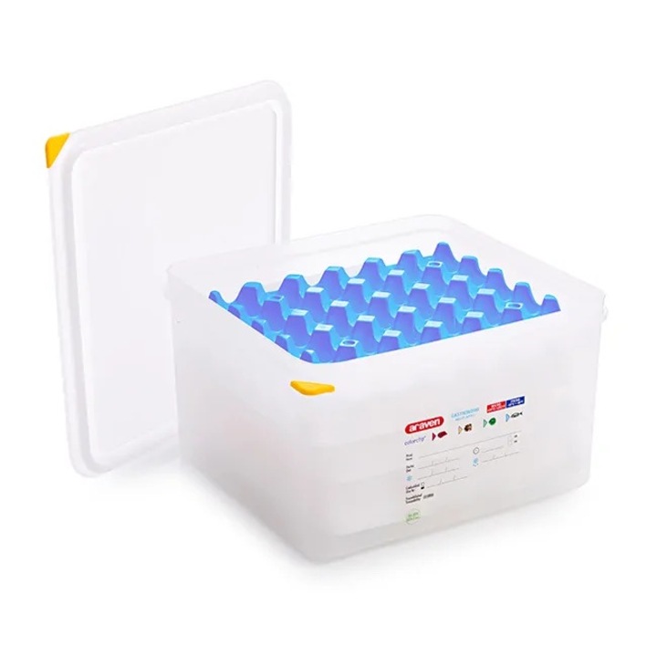 Cutie alimentara pentru oua, Araven, 4 tavi, 354x325x200mm, capacitate 120 oua