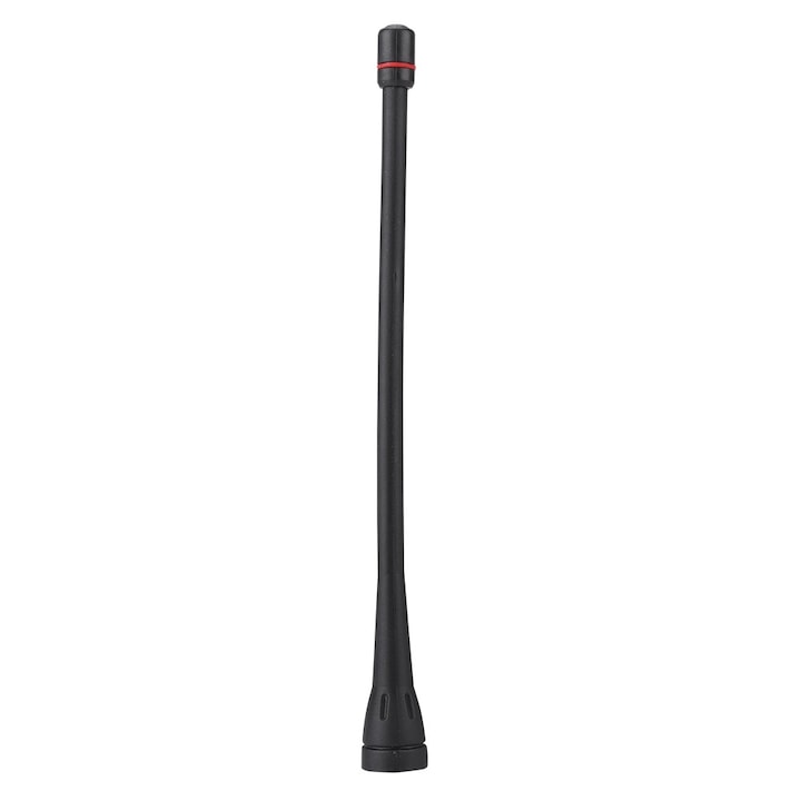 Jormftte walkie-talkie antenna, VHF, rugalmas, fekete, 6.2inch