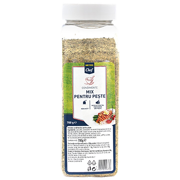 Mix condimente pentru peste Metro Chef, 700 g