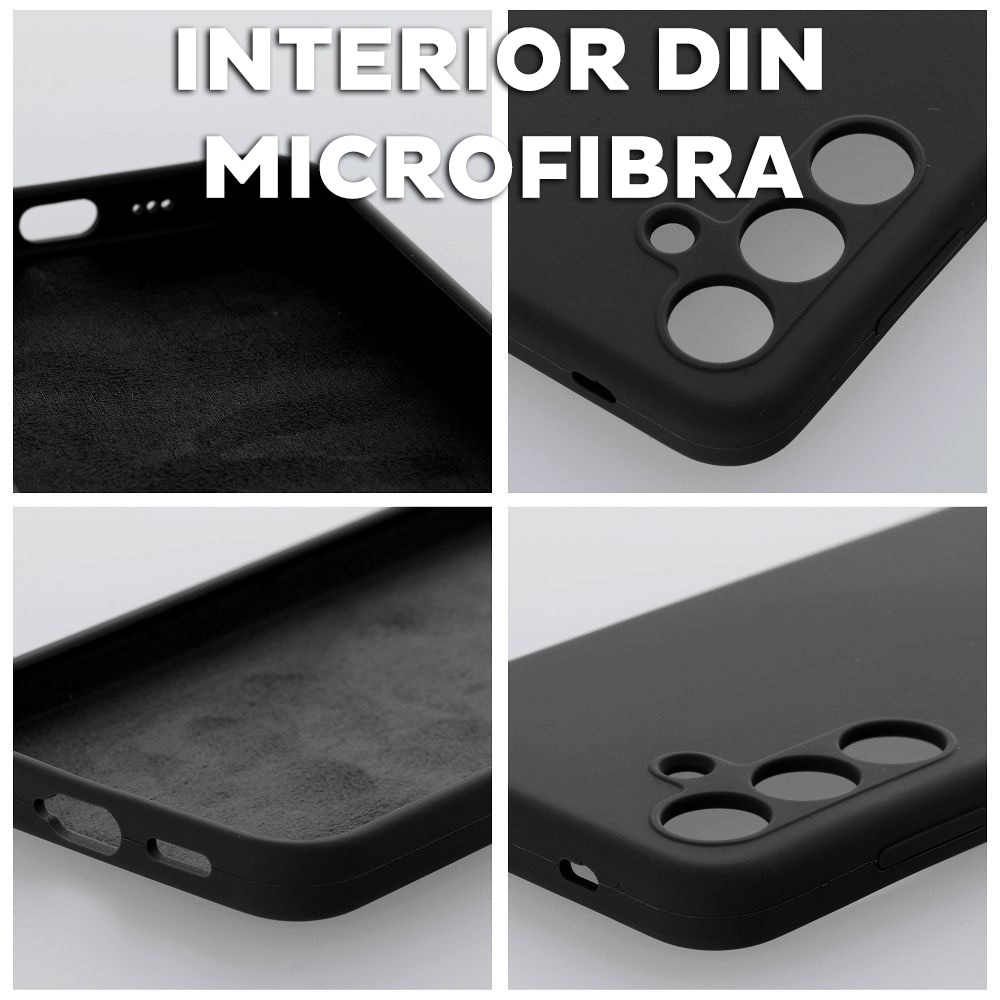 Husa pentru Samsung Galaxy A16 5G Daden® din Silicon, Ultra Slim, Calitate Premium, Interior din Microfibra, Protectie Sporita, Antisoc, Negru