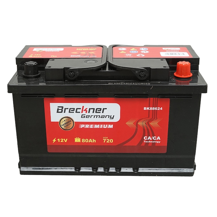 Акумулатор за кола 80Ah, 720A, 12V Breckner Германия