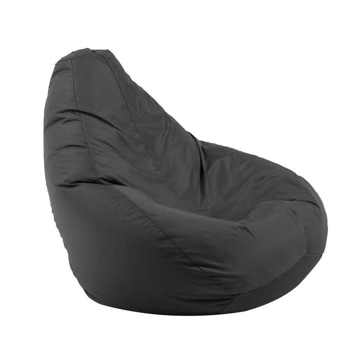 Fotoliu Nirvana Hobbit, material impermeabil - Gri inchis