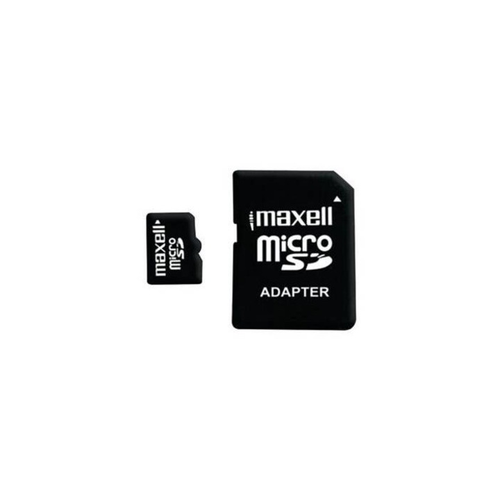 MicroSD memóriakártya osztály 10 MAXELL, Adapterrel 64GB