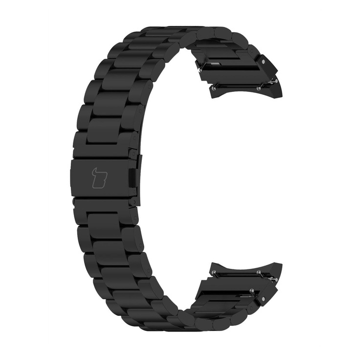 Curea Bizon Strap Watch Aura pentru Samsung Galaxy Watch FE/7/6/6 Classic/5/5 Pro/4/4 Classic Negru