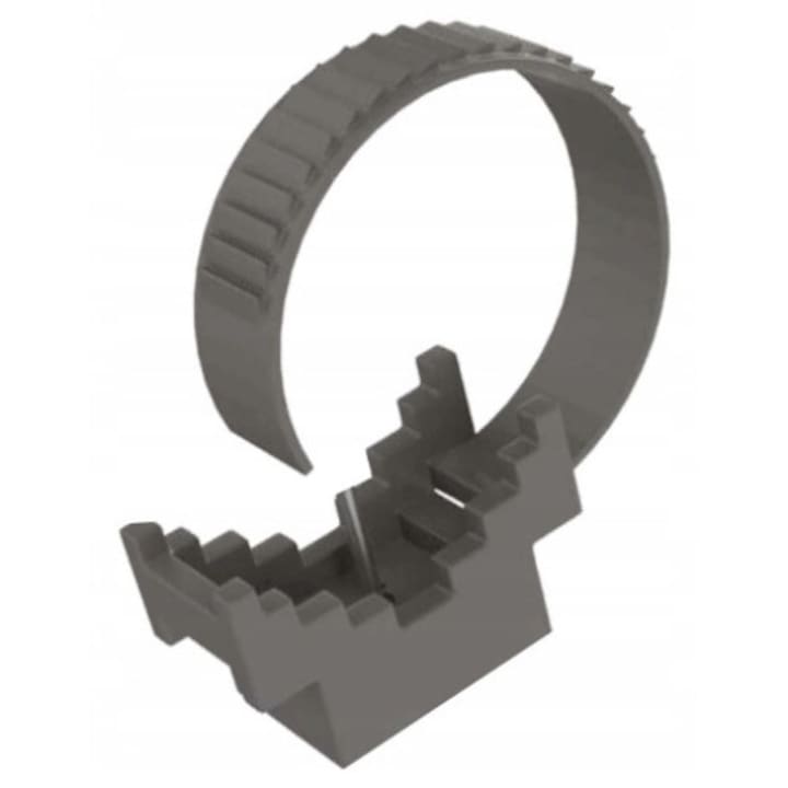 Cleme de montaj pentru prinderea cablurilor si conductelor, 22mm, 50 bucati, negru