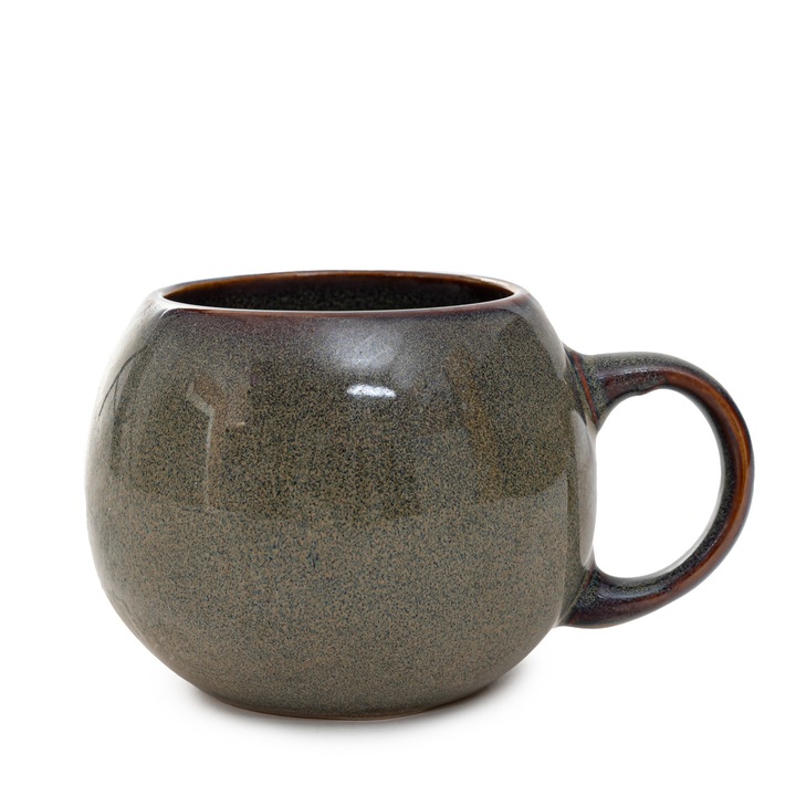 Керамична чаша BRELLY grey mare burel 450 ml HOMLA