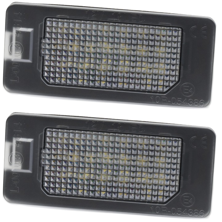 LED светлини за регистрационни табели, BMW, E90 E60 X5 F10 F22 F30, LED технология, Одобрение, Лесни за инсталиране, Ярка бяла светлина