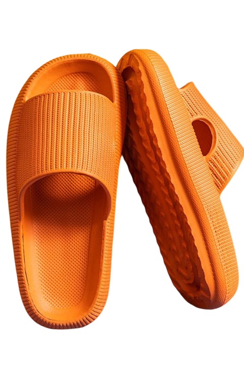 Slapi dama, WildFashion, 238510, Sintetic, Portocaliu, 38 EU