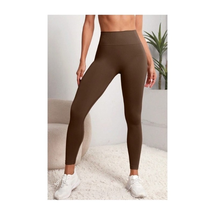 Colanti sala modelatori lungi Mixbo cu talie inalta, push up, nude