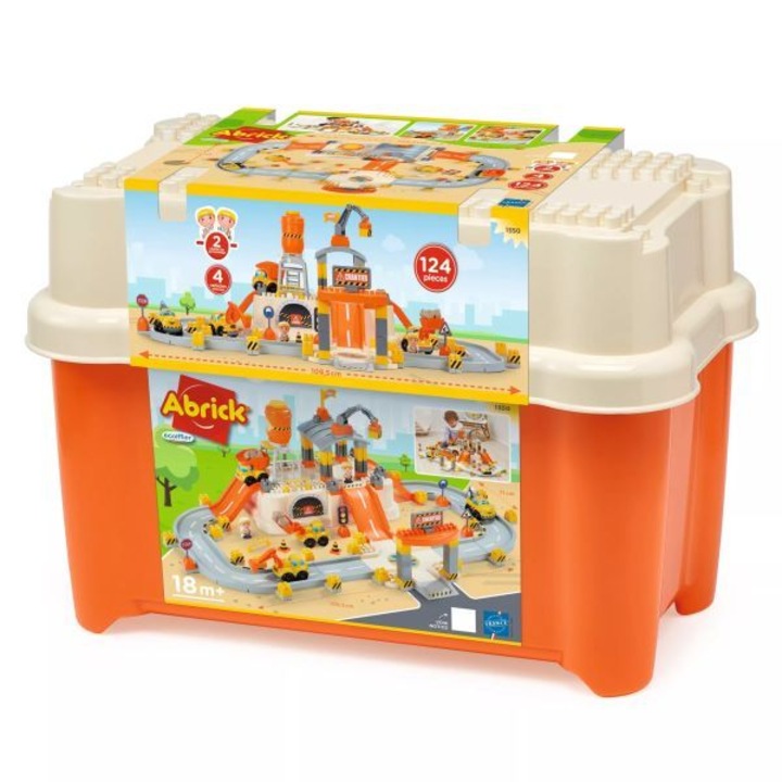 Set de constructie, Ecoiffier, 124 bucati