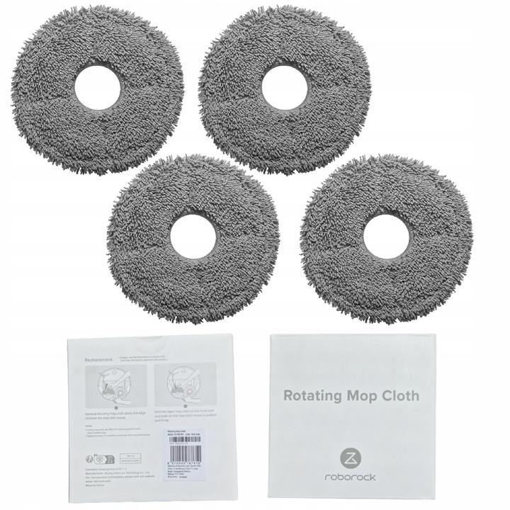 Inlocuire, Set Mop, AreoSe, Compatibil Cu Roborock Q Revo; Dreame L10, L20 Ultra; Xiaomi S10+, X10+, Inlocuitor De Inalta Calitate, Potrivire Buna, Utilizare Indelungata