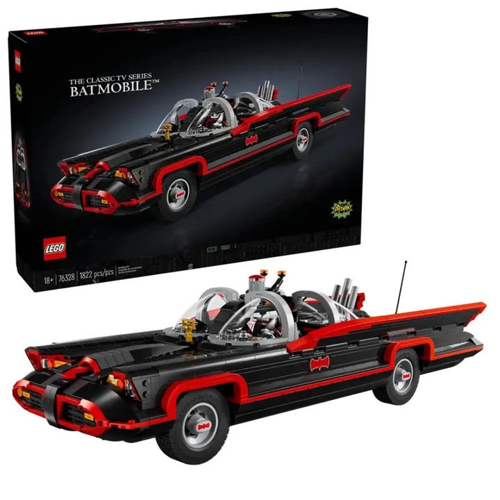 LEGO 76328 Batman: Batmobile din serialul TV clasic