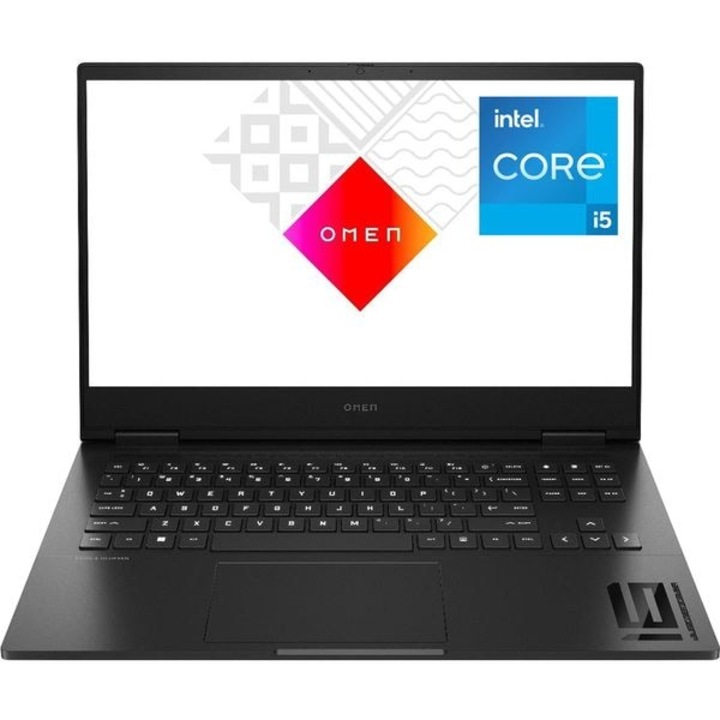 Laptop Gaming HP Omen 16-wd0000nq, Intel Core i5-13420H 4,6 GHz-ig, 16" FHD, 16 GB, SSD 512 GB, NVIDIA GeForce RTX 4050 6 GB, ingyenes DOS, fekete