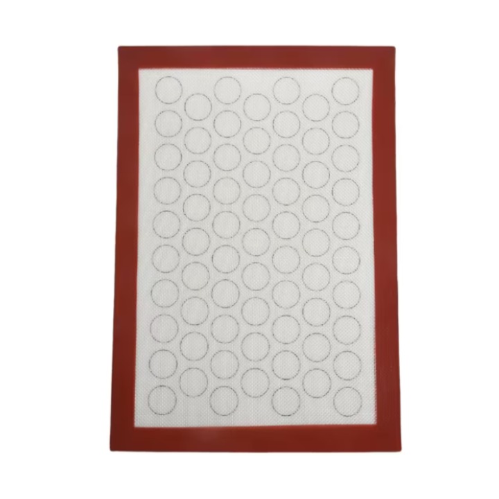 Plansa din silicon pentru copt prajituri, macarons, fursecuri, briose 40 x 30 cm, TopBazar