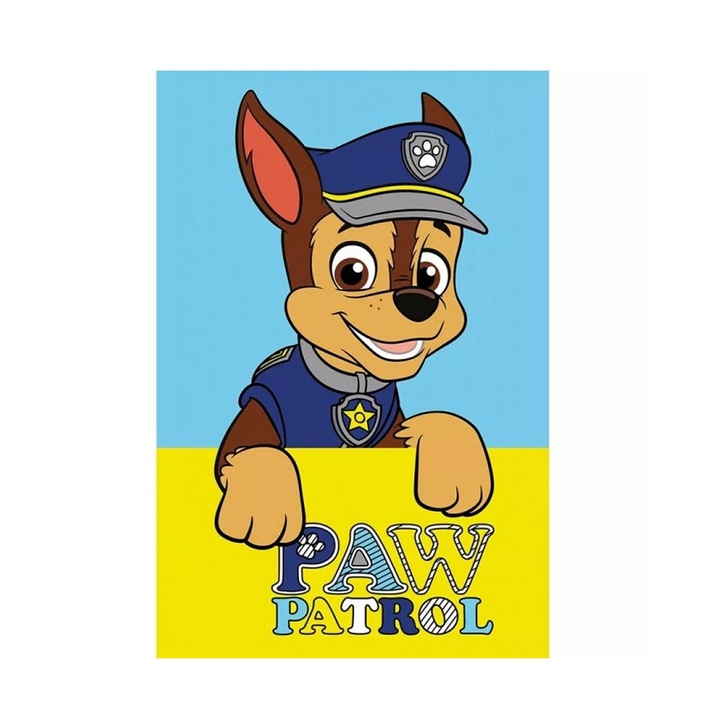 Кърпа за ръце Paw Patrol, синя 30x50 см (Chase)