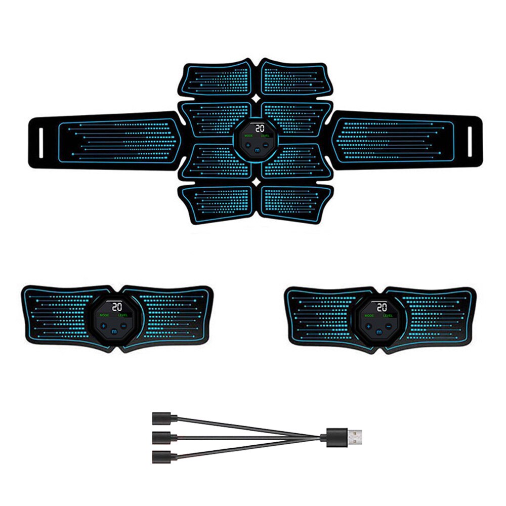 Centura Electrostimulare Abdomen, ZXJDN®, display LED, stimulare