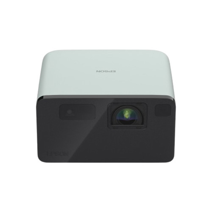 Видео проектор EPSON EF-21G, Full HD 1080P, Лазер, 1000 лумена, 3LCD, DLP, Google TV, Bluetooth, 2X5W високоговорители, Сив