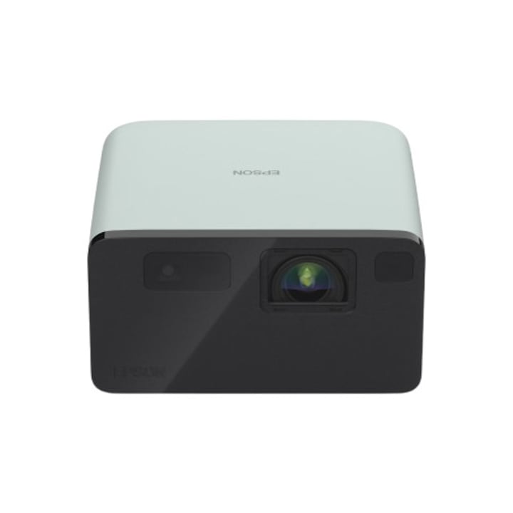 Видео проектор EPSON EF-21G, Full HD 1080P, Лазер, 1000 лумена, 3LCD, DLP, Google TV, Bluetooth, 2X5W високоговорители, Сив