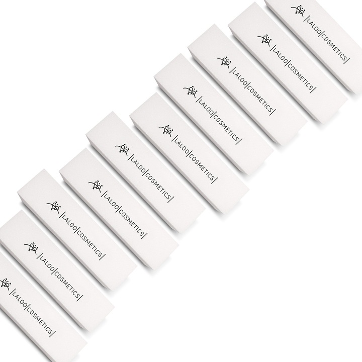 Szett 9+1 Puffer mini fehér 100/100 Laloo