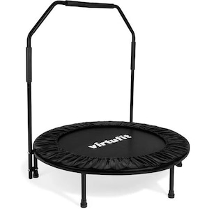 Trambulina fitness Tunturi, pliabila, cu maner - eMAG.ro