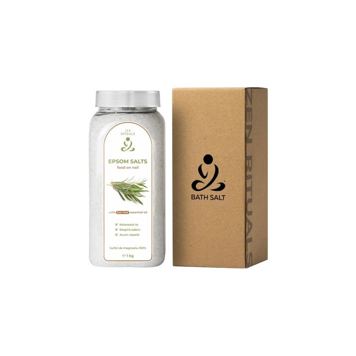 Saruri de Baie Epsom cu ulei esential de Arbore de Ceai * 1 kg