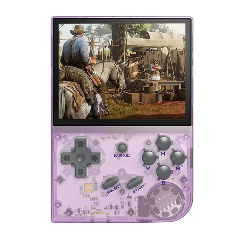 Consola retro ANBERNIC RG35XX 64GB cu jocuri, quad core Cortex-A53