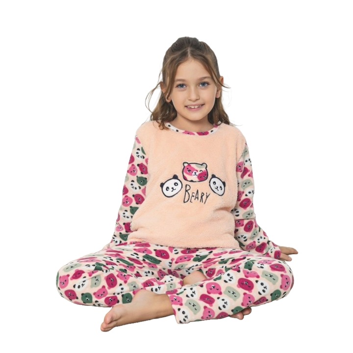 31UraMag, Cocolino bolyhos pizsama lanyoknak, puha es meleg, Bézs