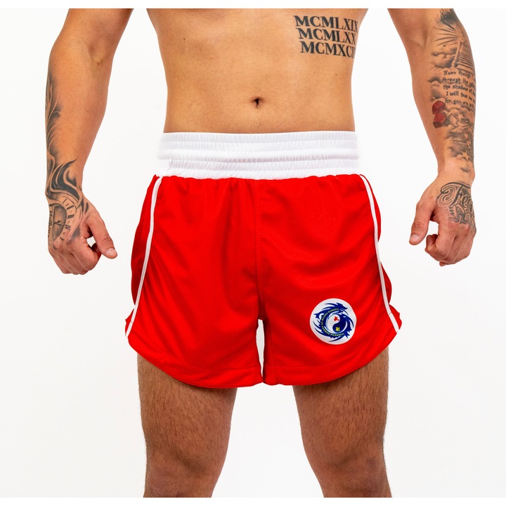 Nadrág WUSHU Knockout Red, Piros