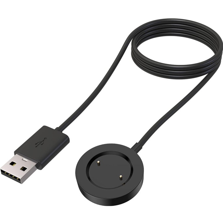 Incarcator smartwatch wireless, GUIXUAN, compatibil Huawei Watch GT / GT2 / Honor magic / Honor Dream, 1 m, USB, Negru