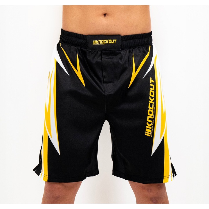 Sort MMA Knockout Pro Sparring 2.0 / Alb/Auriu, Alb/Auriu