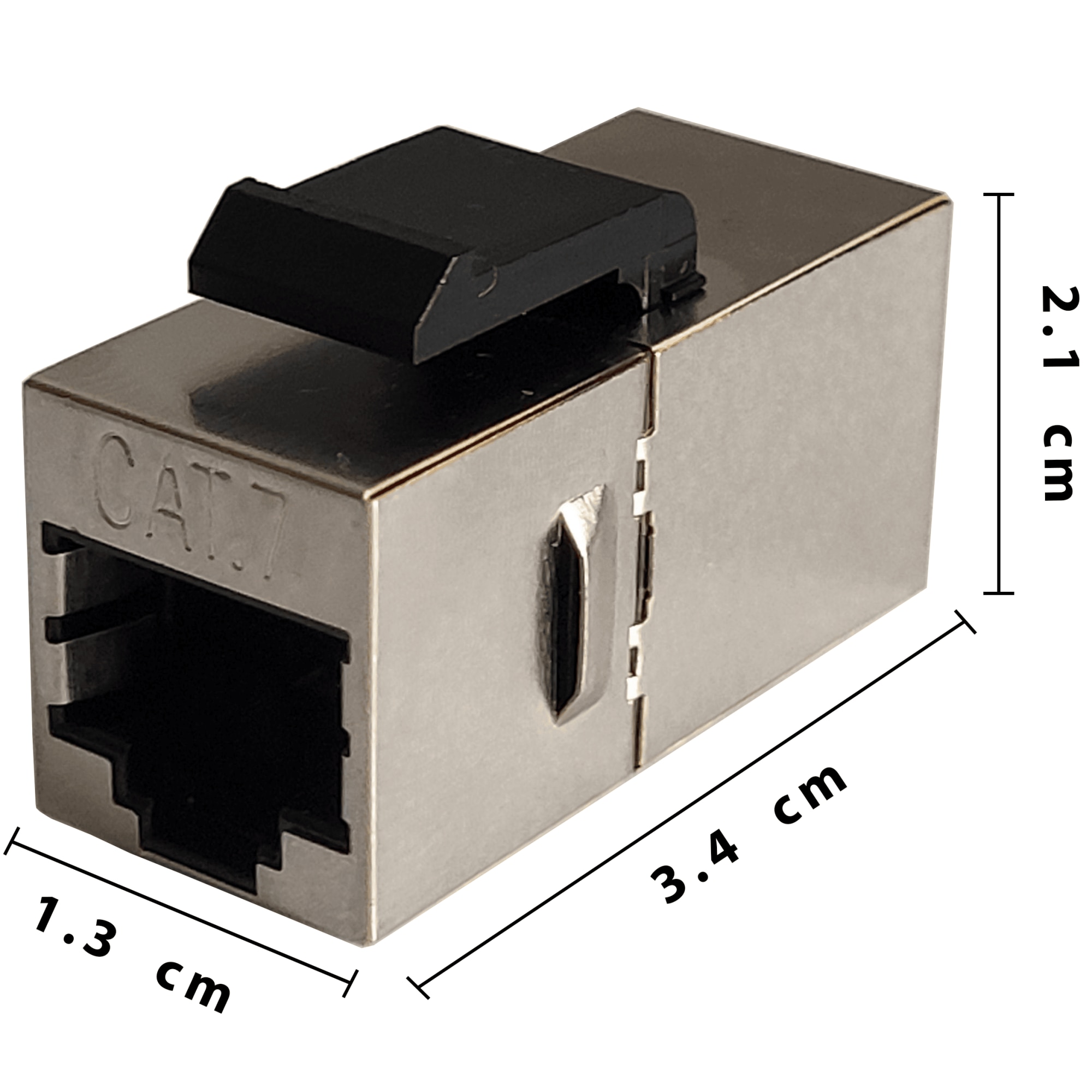 Adaptor Prelungire Cablu Retea Bervolo® STP CAT 7, 10Gbps, RJ45 Mama ...