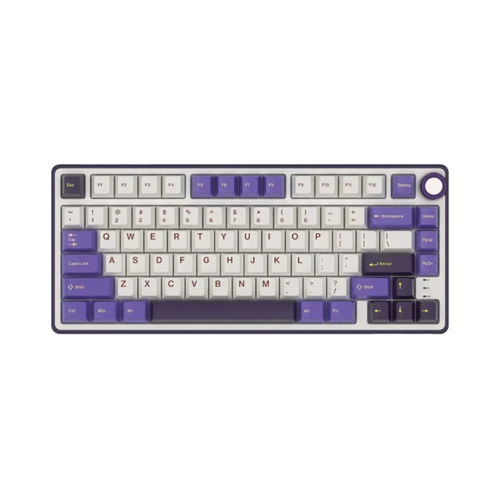 Tastatura Mecanica Gaming, Royal Kludge R75, Hotswap RGB Gasket, Mov
