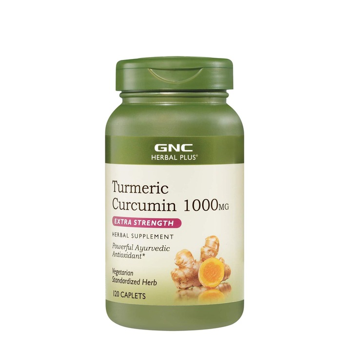 GNC Herbal Plus® Turmeric Curcumin 1000 Mg, 120 tb