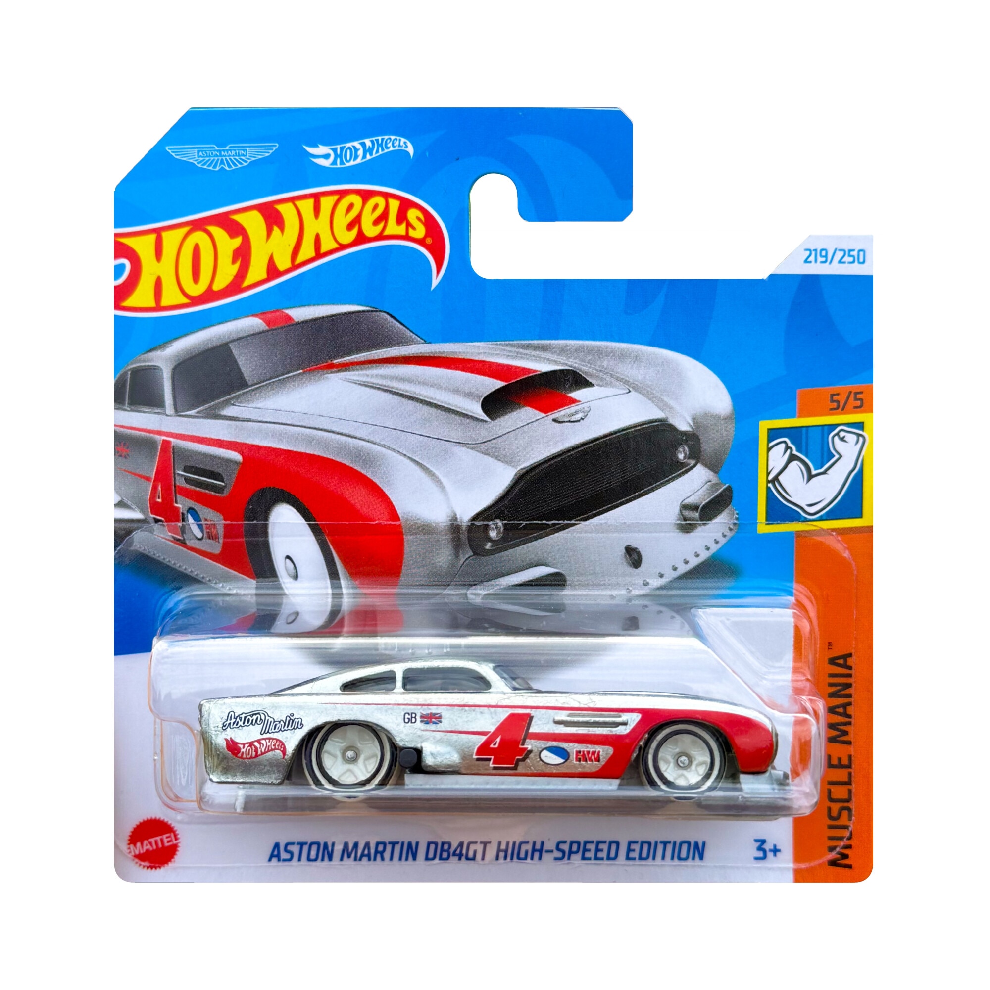 Masinuta Metalica Hot Wheels, Aston Martin DB4GT High-Speed