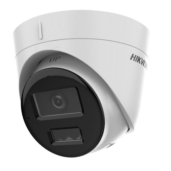 IP камера за наблюдение Hikvision DS-2CD1323G2-LIUF(2.8MM), 2MP фиксиран обектив: 2.8mm, мин. осветеност: Цвят: 0.005 Lux @ (F1.6, AGC ON), Ч/Б: 0 Lux с IR: 30m, микрофон, слот за карта памет microSD/microSDHC/microSDXC/TF карта, до 512 GB